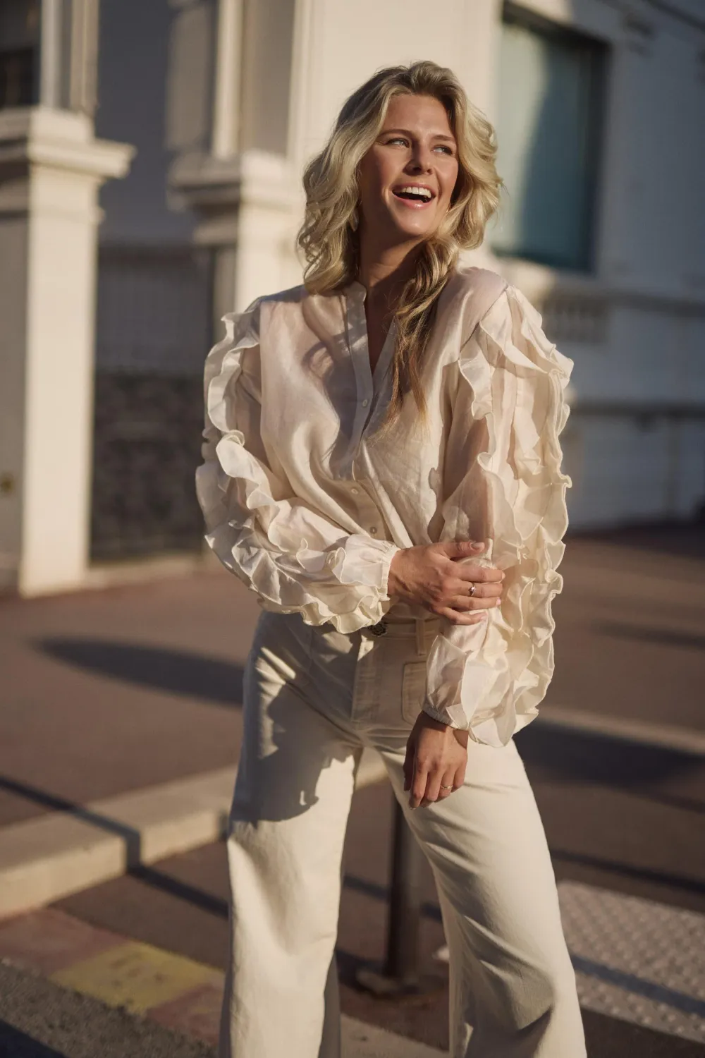 Nukus Margriet Blouse Off White