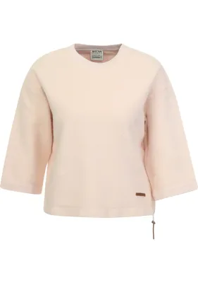 Moscow 2302 Sweatshirt korte mouw Light Pink Solid