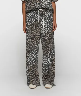 10 Days soft scuba pants leopard ecru