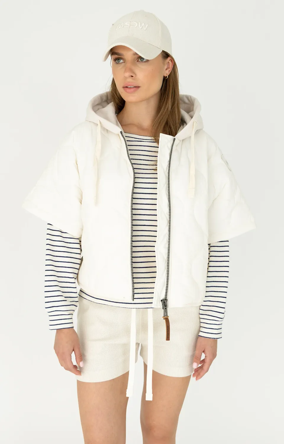 Moscow 2107 Bodywarmer Chalk Solid