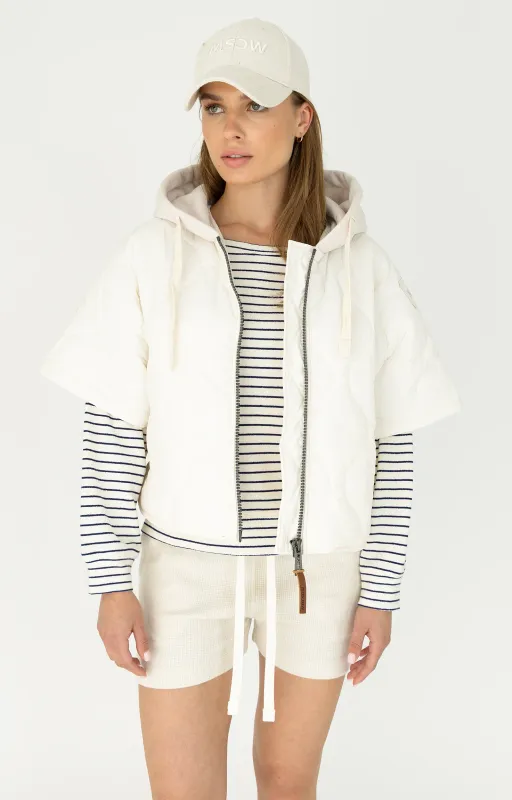 Moscow 2107 Bodywarmer Chalk Solid