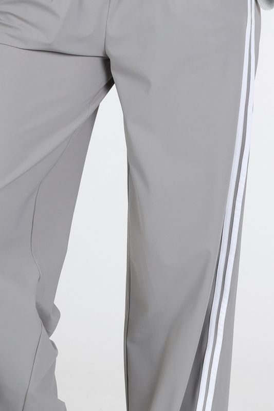 PENN &amp; INK N.Y. Trousers stripe monument grey