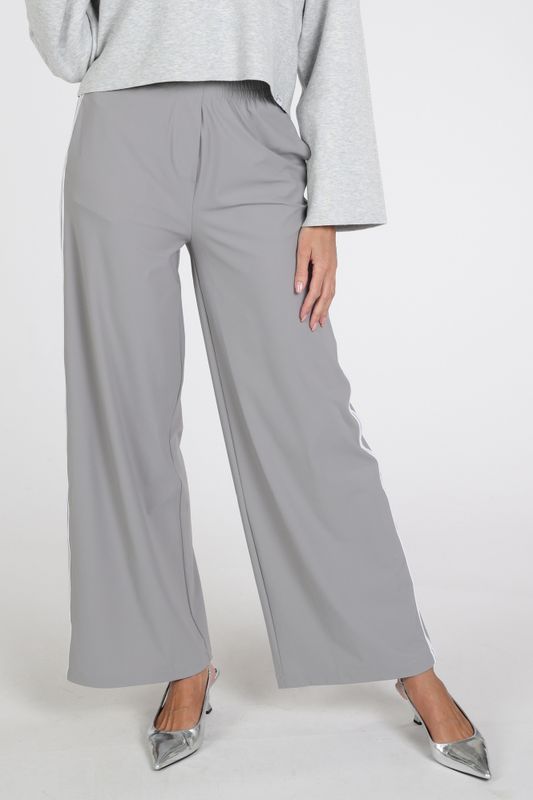 PENN &amp; INK N.Y. Trousers stripe monument grey