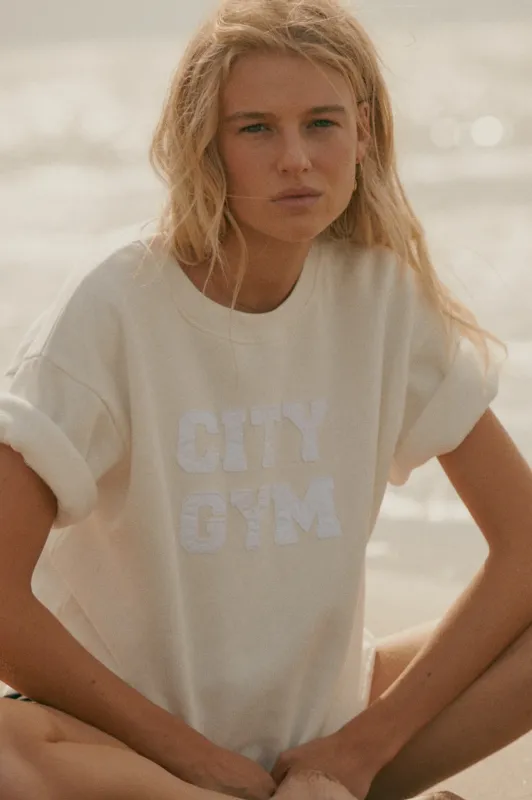 PENN &amp; INK N.Y. Sweater print ecru