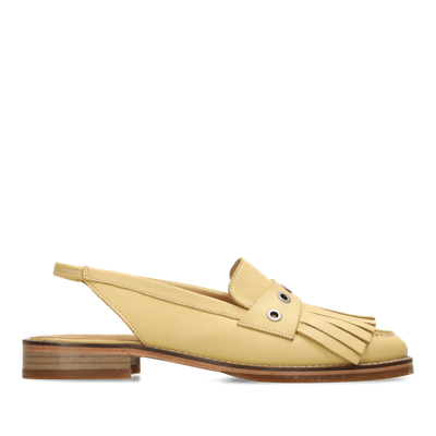 freddelabretoniere FES SLINGBACK leather geel