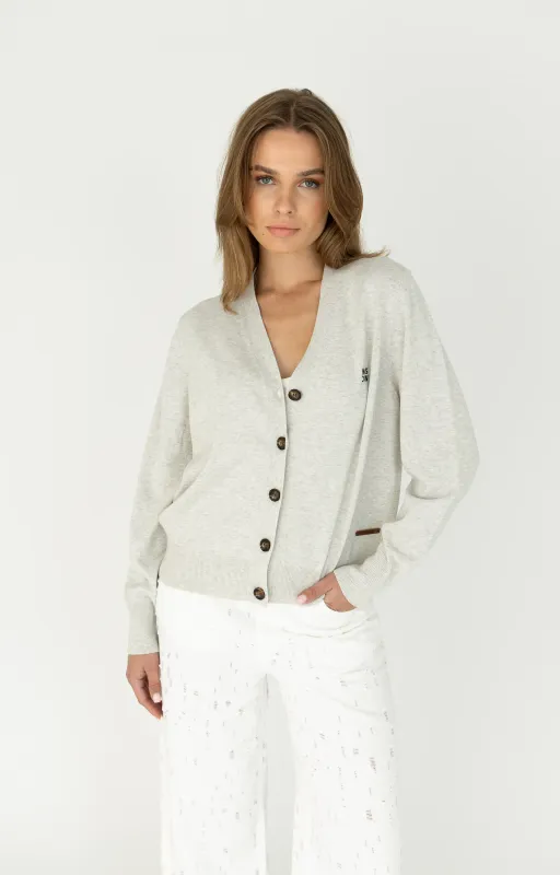 Moscow 1901 Vest lange mouw Flax Solid