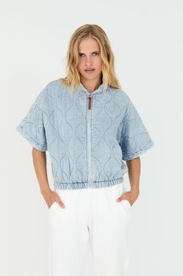 Moscow 2107 Bodywarmer Light Denim Solid