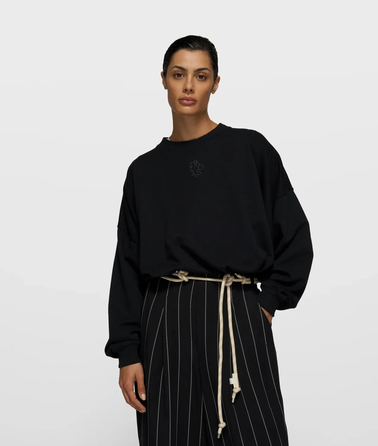 10 Days sweater pleat black