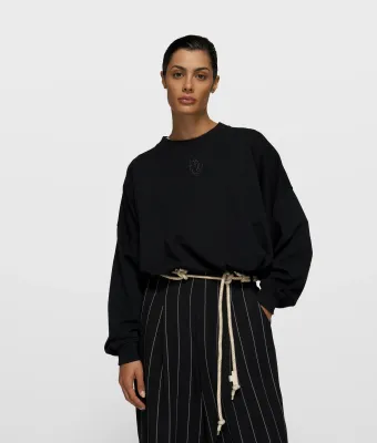 10 Days sweater pleat black