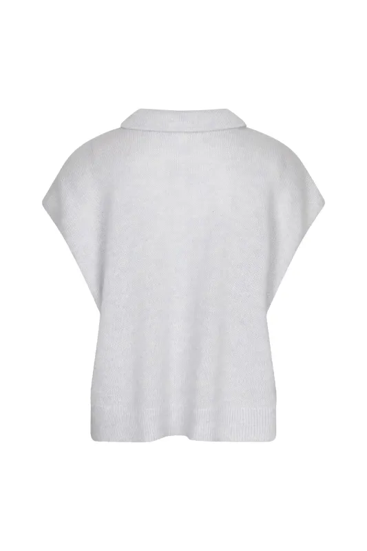 Ruby Tuesday VELIH Alpaca knitted polo strap top