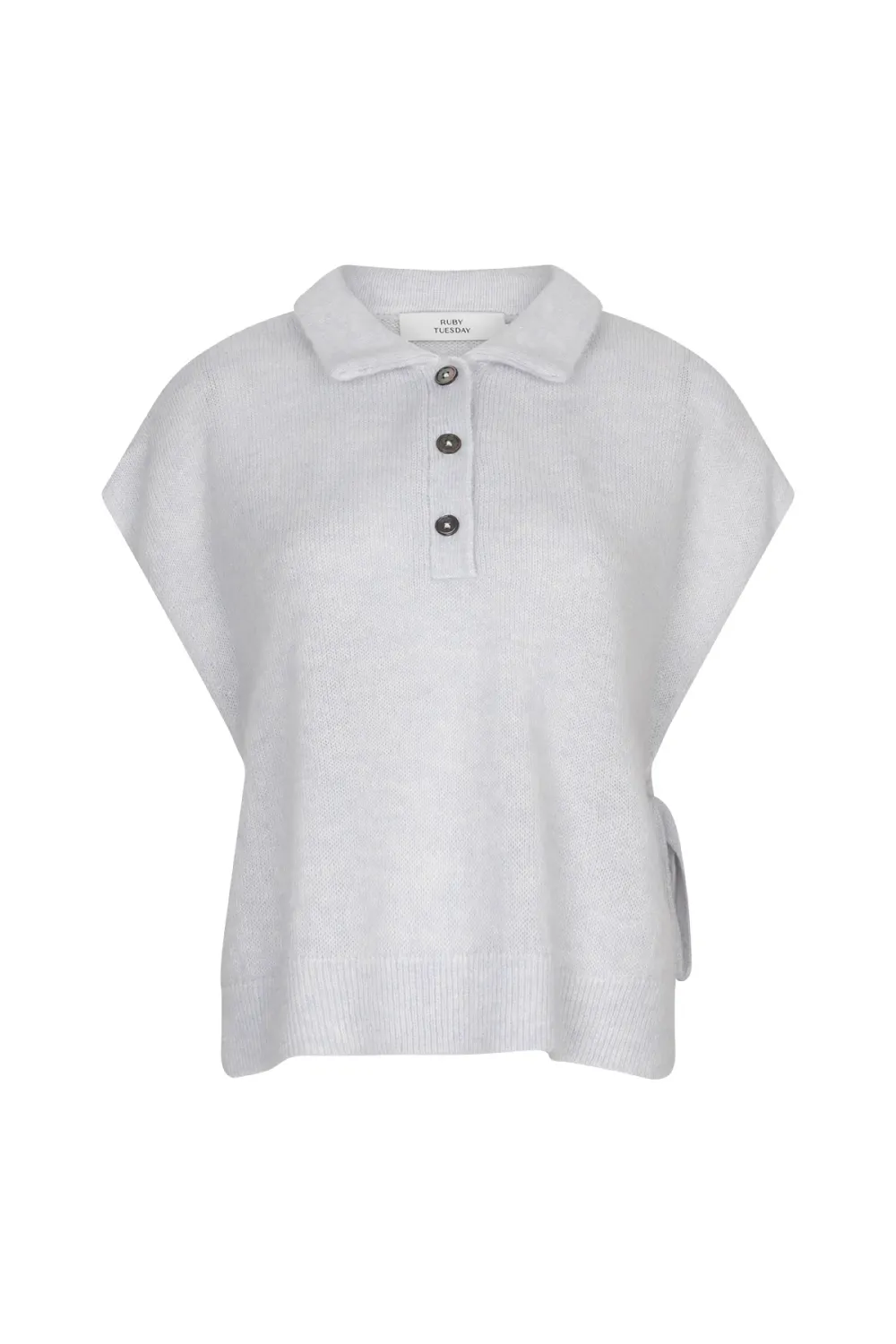 Ruby Tuesday VELIH Alpaca knitted polo strap top