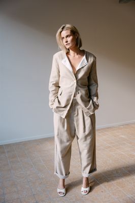 Aimee the Label AlbaS6 Jeans Jacket Sand