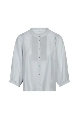Ruby Tuesday ILLIEZ Embro placket shirt linen vis