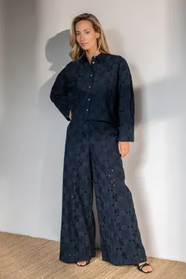 Ruby Tuesday IANTE embroidered+beads shirt blouse