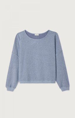 American Vintage SWEAT ML COL ROND ANTARCTIQUE CHINE