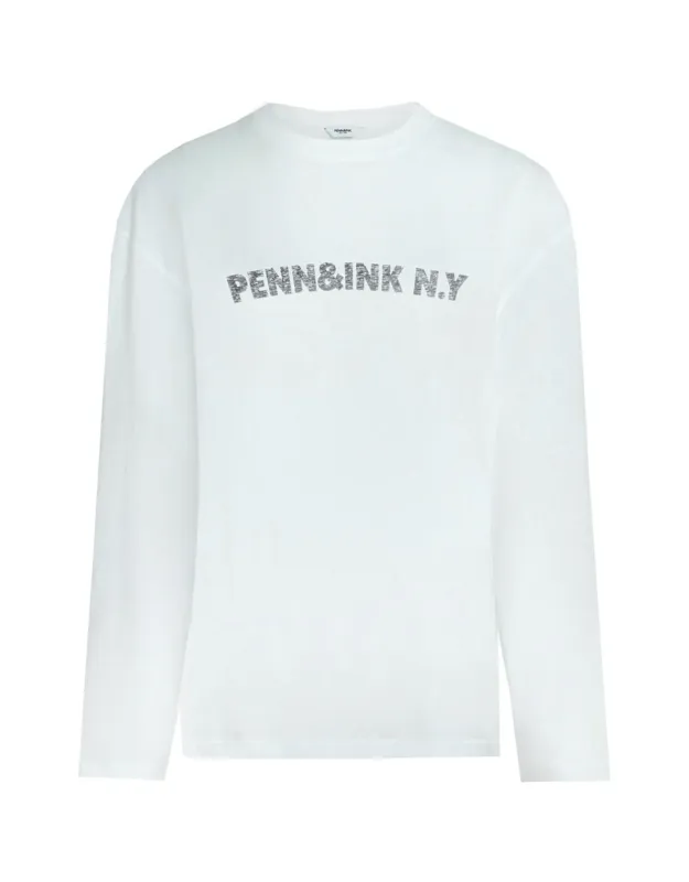 PENN &amp; INK N.Y. Longsleeve print skyrider