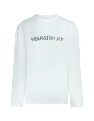 PENN &amp; INK N.Y. Longsleeve print skyrider
