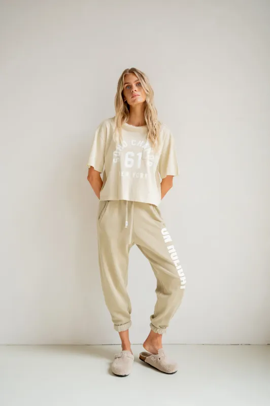 PENN &amp; INK N.Y. T-shirt print oyster