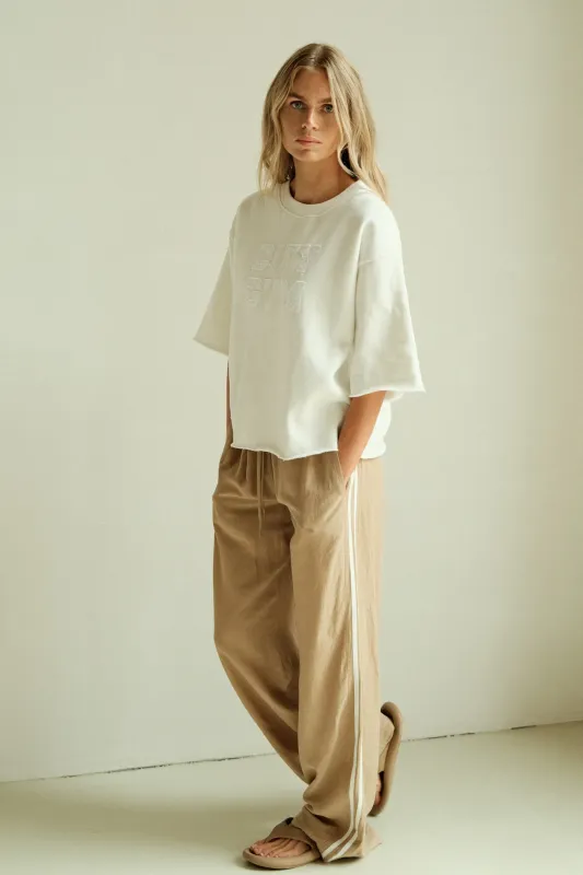 PENN &amp; INK N.Y. Trousers tanine