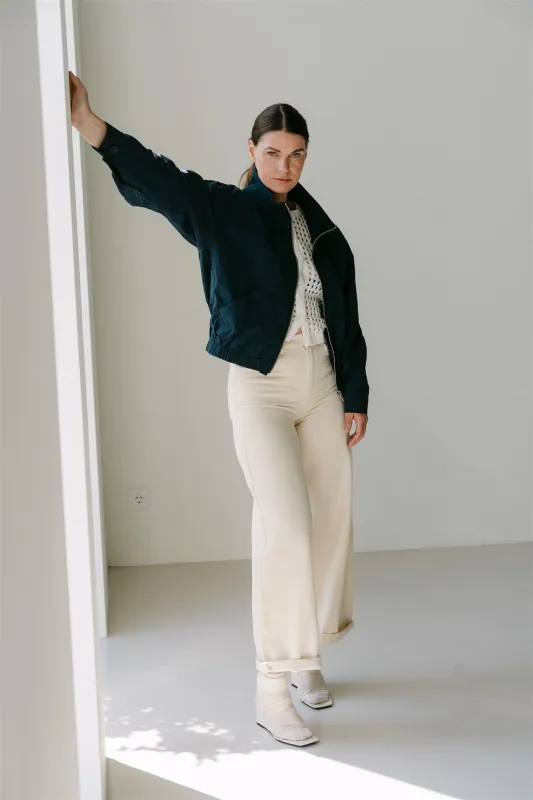 Aimee the Label NoaS6 knitted top OffWhite