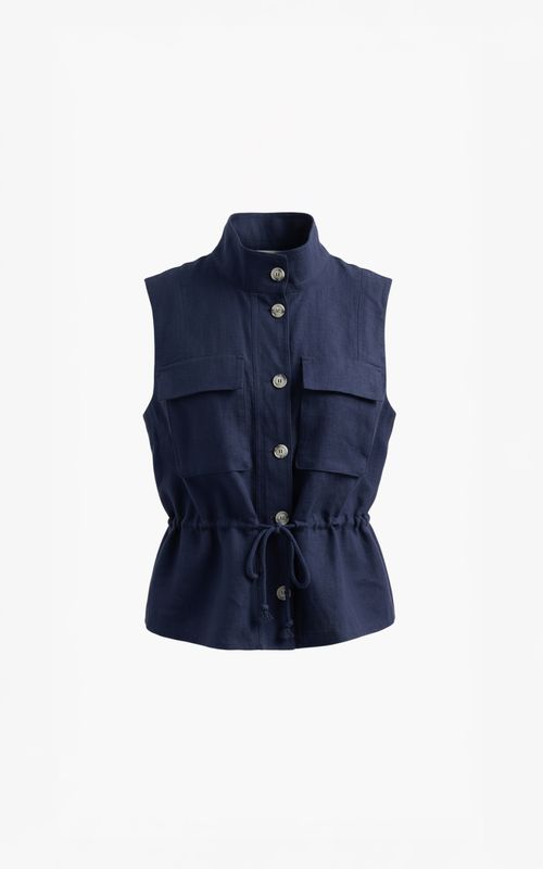 Aimee the Label TaliaS6 Waistcoat Blue