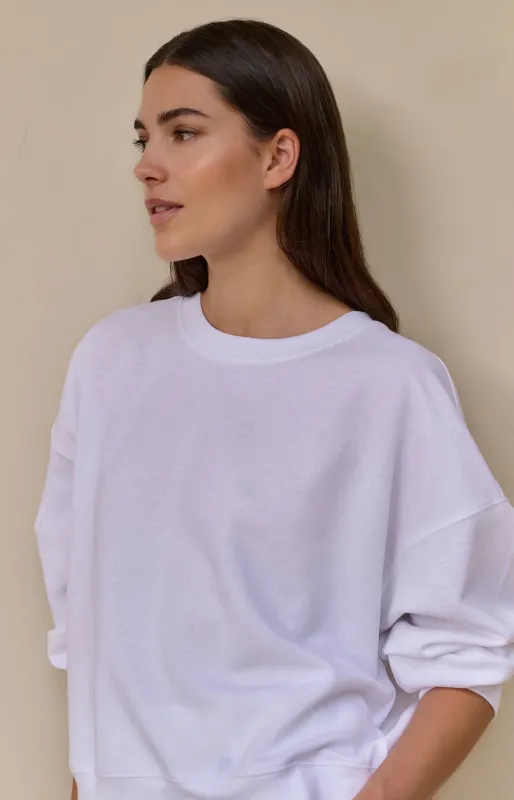 YaYa Lichte sweater PURE WHITE