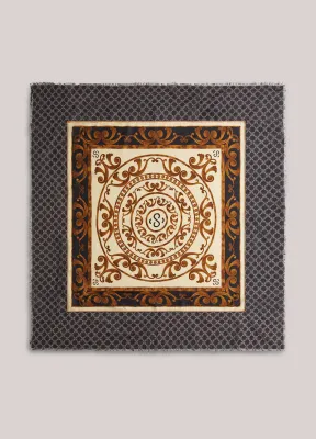 Summum Woman Scarf Satin square Buttercream