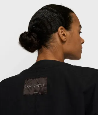 10 Days poplin bomber black