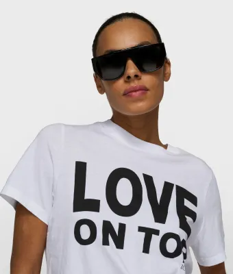 10 Days love petite tee white