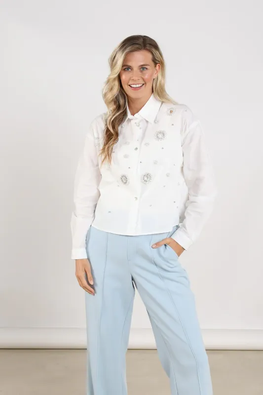 Nukus Noor Blouse Pearl Off White