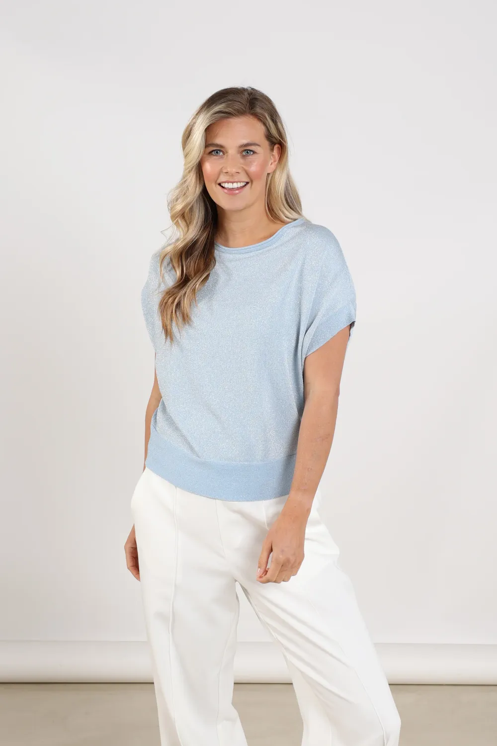 Nukus Wies Top Lurex Cloudy