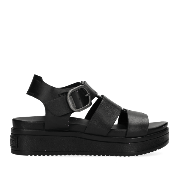 freddelabretoniere MARO BOLD Sandal leather zwart