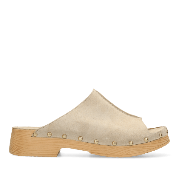freddelabretoniere CARRY MILA Clog Suede SAND