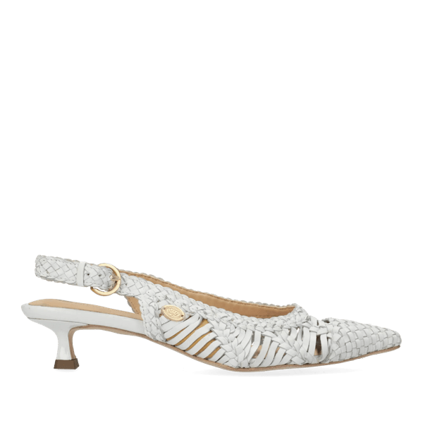 freddelabretoniere GRAYSON WOVEN SLINGBACK PUMP wit