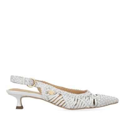 freddelabretoniere GRAYSON WOVEN SLINGBACK PUMP wit