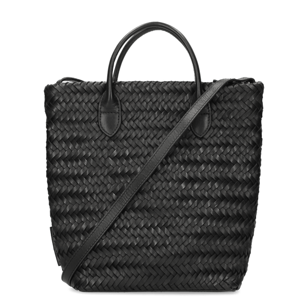 freddelabretoniere VICKY WEAVE HANDBAG zwart