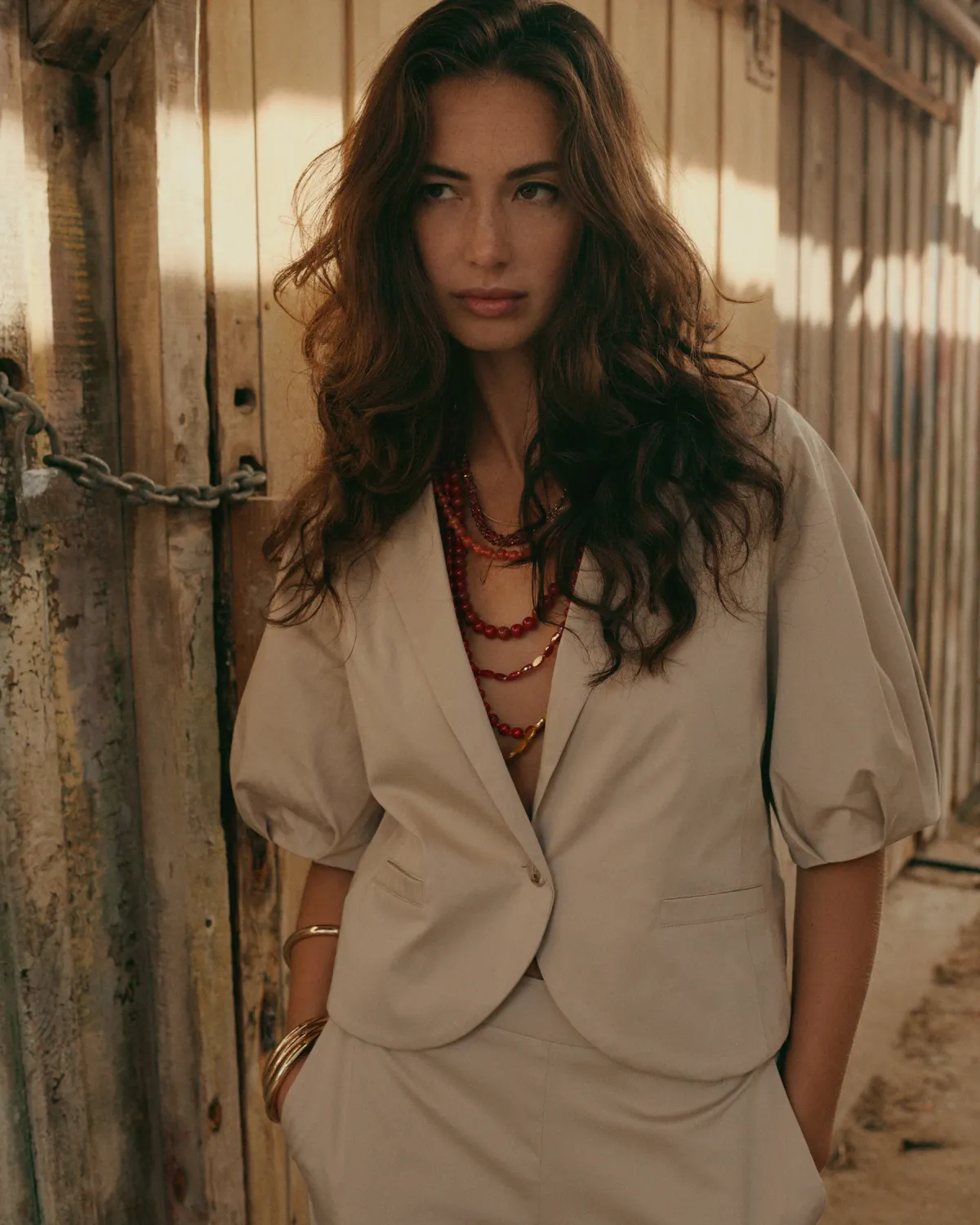 Summum Woman Blazer Cotton stretch 115