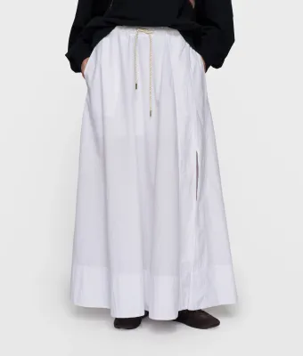 10 Days skirt poplin white
