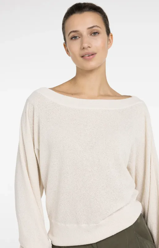 YaYa Trui met boothals CREME BEIGE