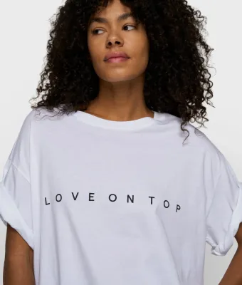 10 Days love tee white