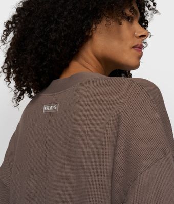 10 Days v-neck cardigan mesh moonrock