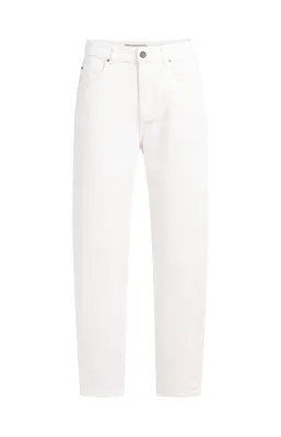 YaYa Barrel jeans in lichte wassing OFF WHITE DENIM