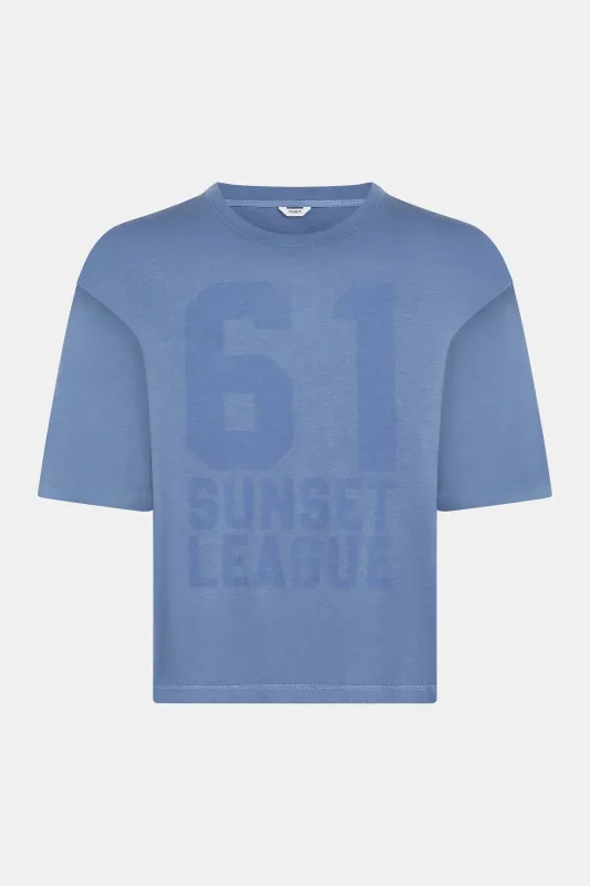 PENN &amp; INK N.Y. T-shirt print moonlight