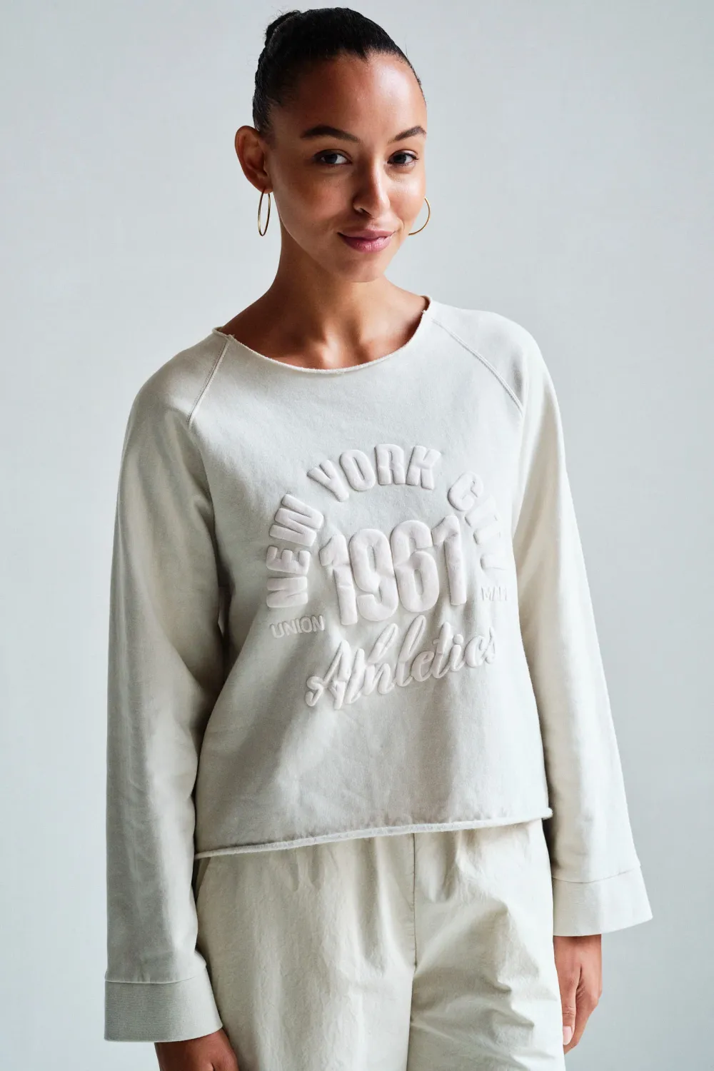 PENN &amp; INK N.Y. Sweater print jute