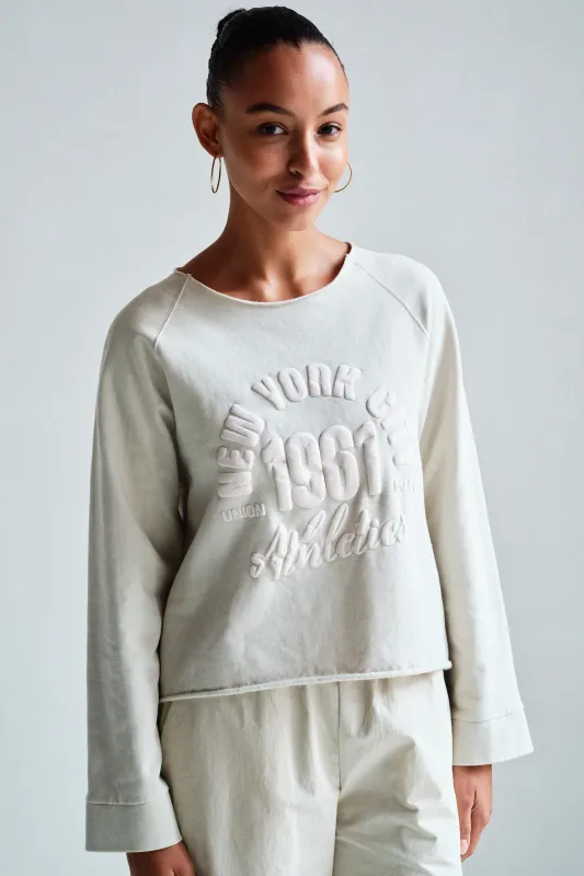 PENN &amp; INK N.Y. Sweater print jute