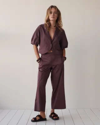 Summum Woman Trousers Cotton stretch 334