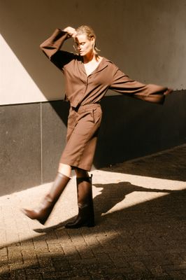 Aimee the Label FalkoHS blouse Brown