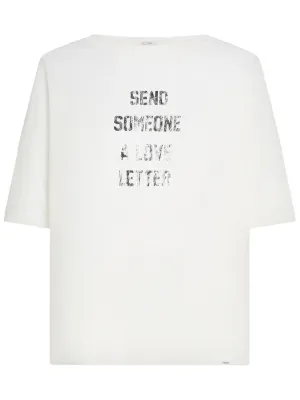 PENN &amp; INK N.Y. T-shirt print white