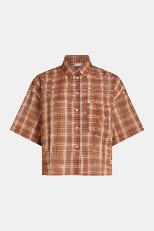 PENN &amp; INK N.Y. Blouse butternut check
