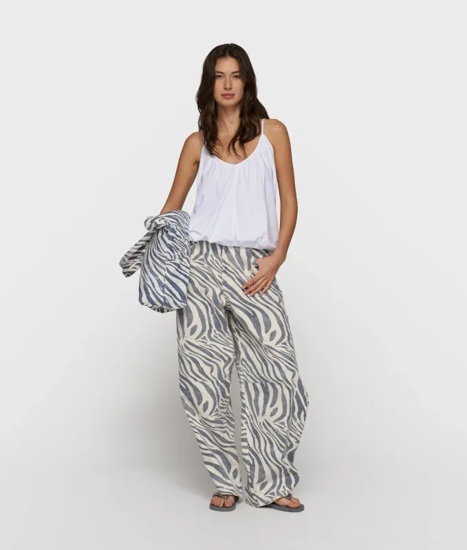 10 Days top gathered neck white